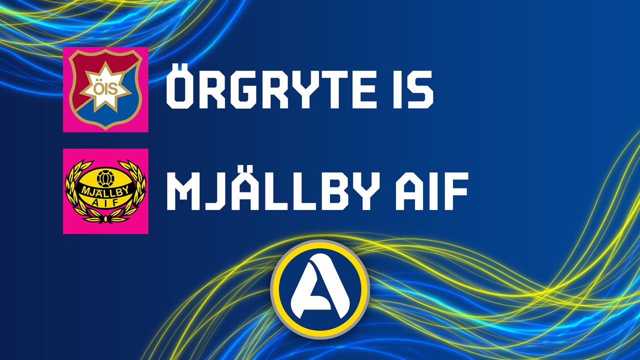 Örgryte vs Mjällby poster