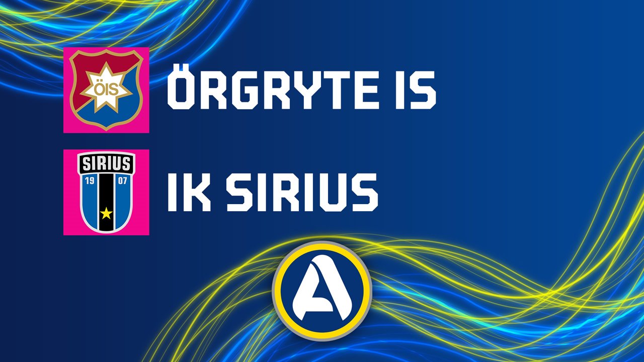 Örgryte vs Sirius poster