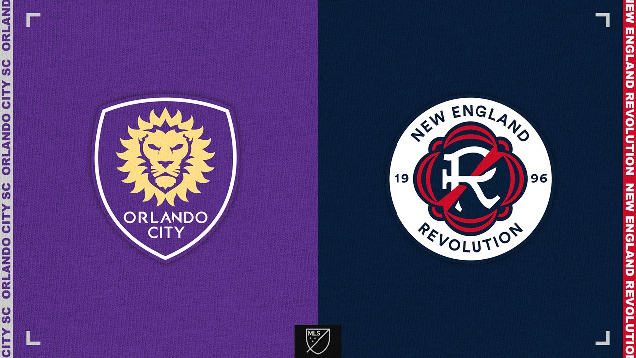 Orlando City vs New England Revolution poster