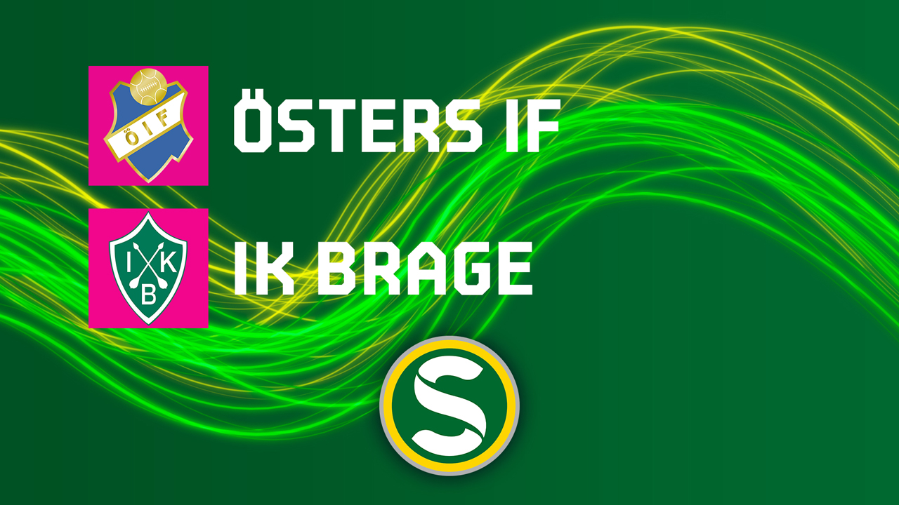 Öster vs Brage poster