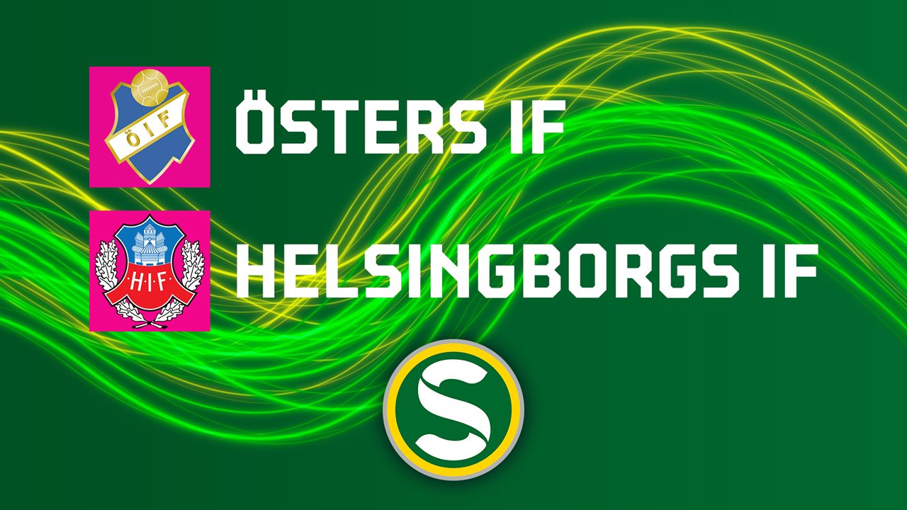 Öster vs Helsingborg poster