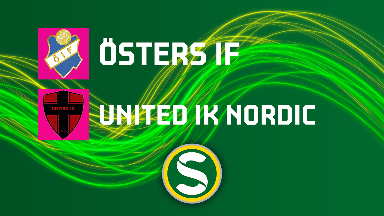 Öster vs United Nordic poster