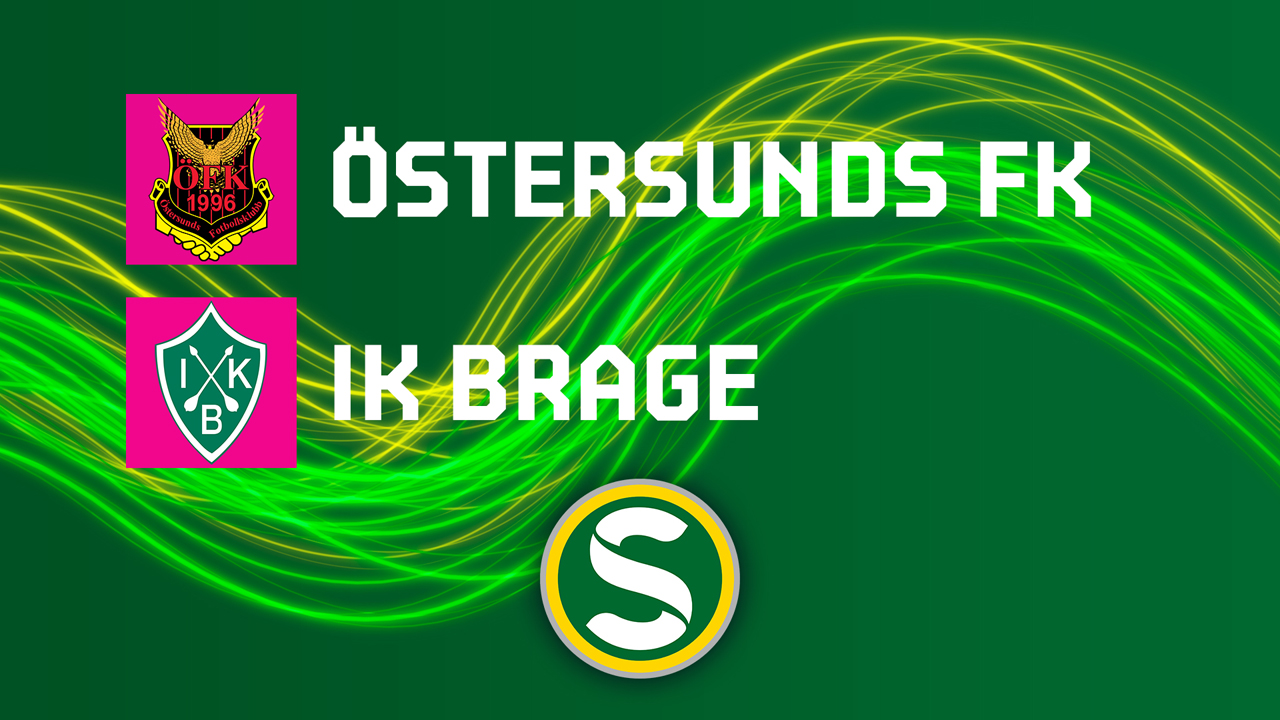 Östersund vs Brage poster