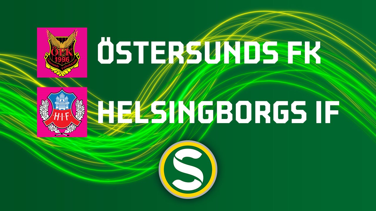 Östersund vs Helsingborg poster