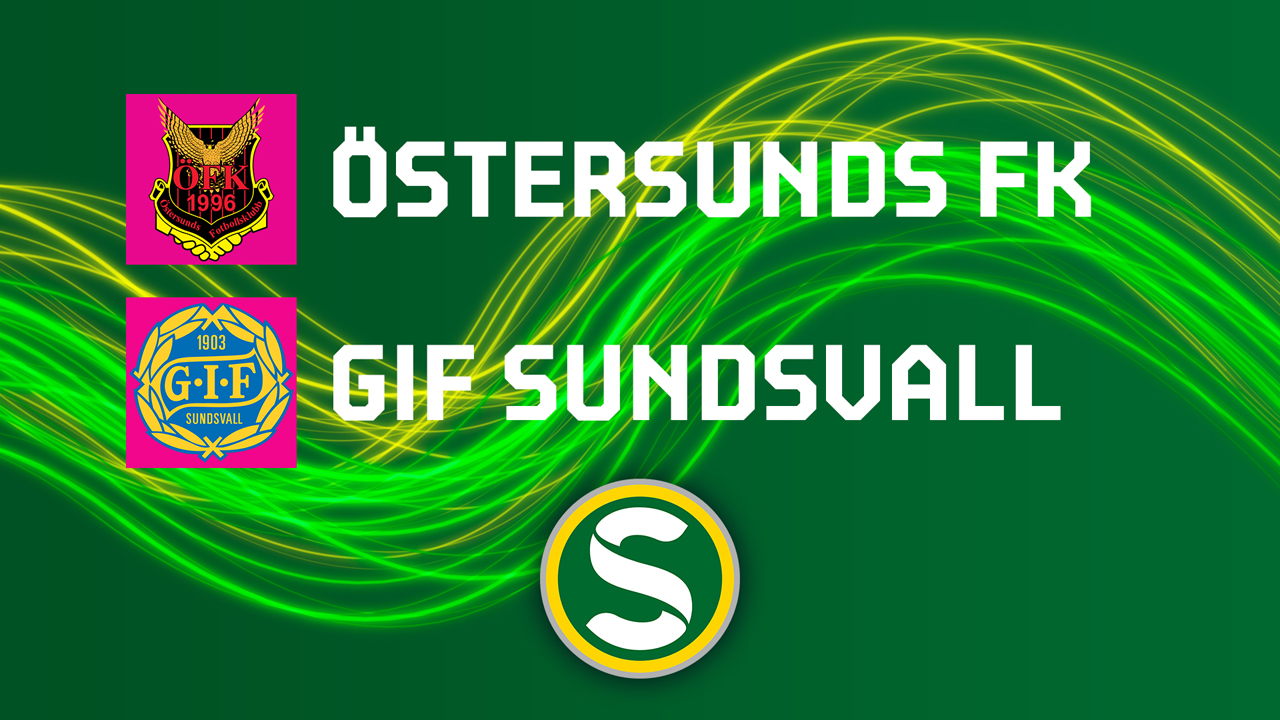 Östersund vs Sundsvall poster
