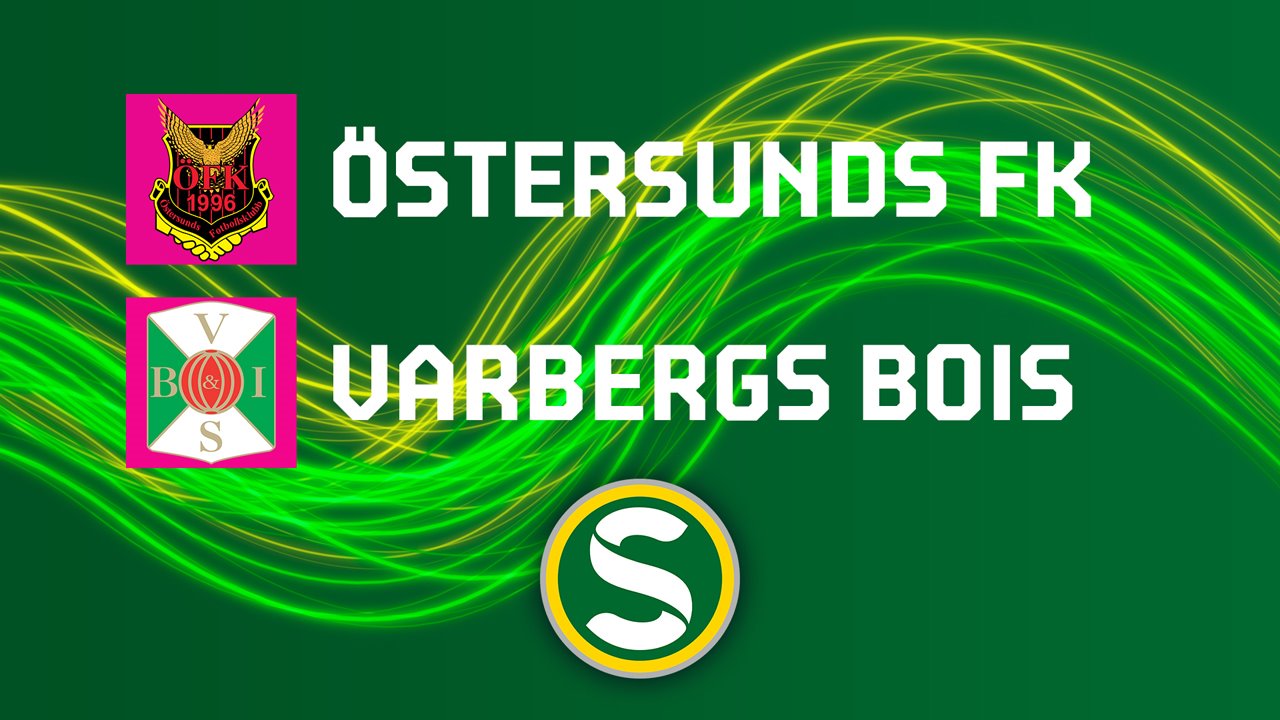 Östersund vs Varberg poster