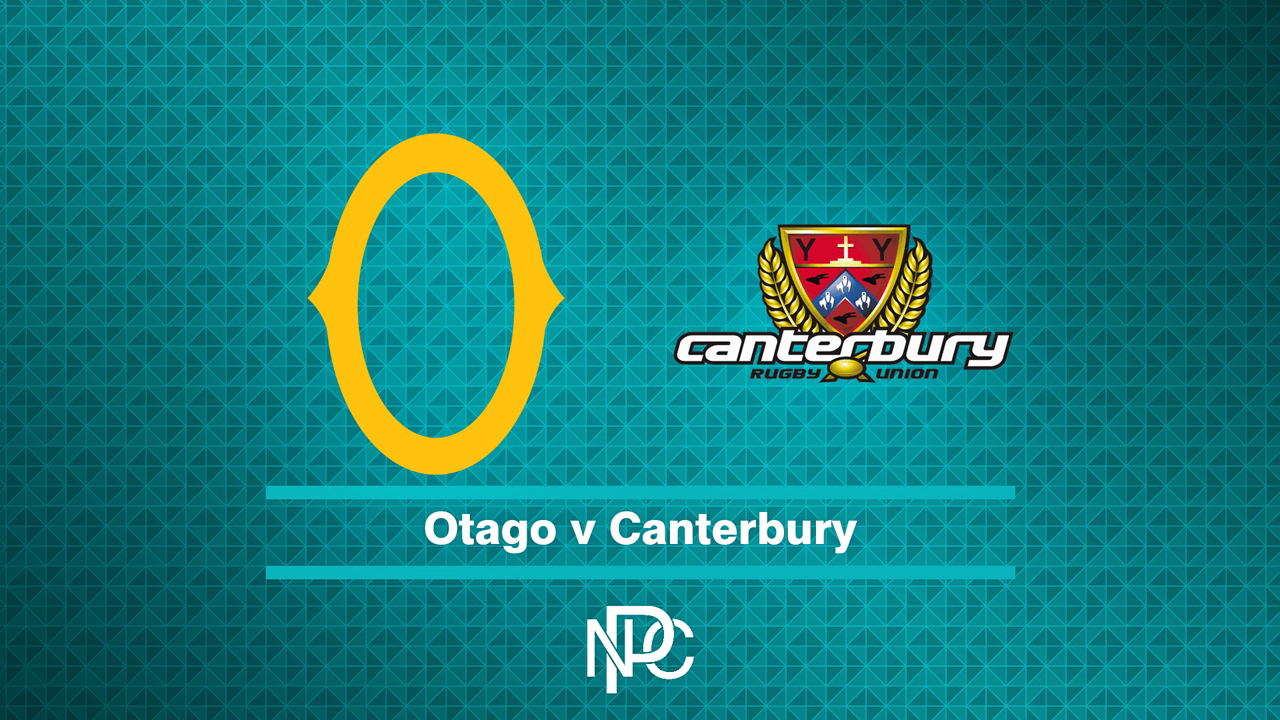 Otago vs Canterbury poster