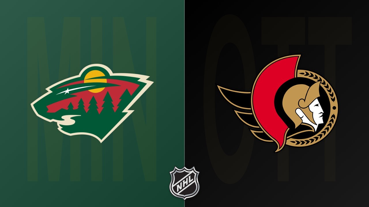 Ottawa Senators vs Minnesota Wild poster