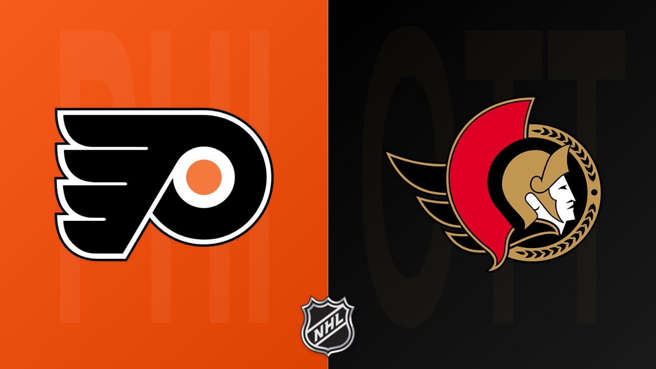 Ottawa Senators vs Philadelphia Flyers poster