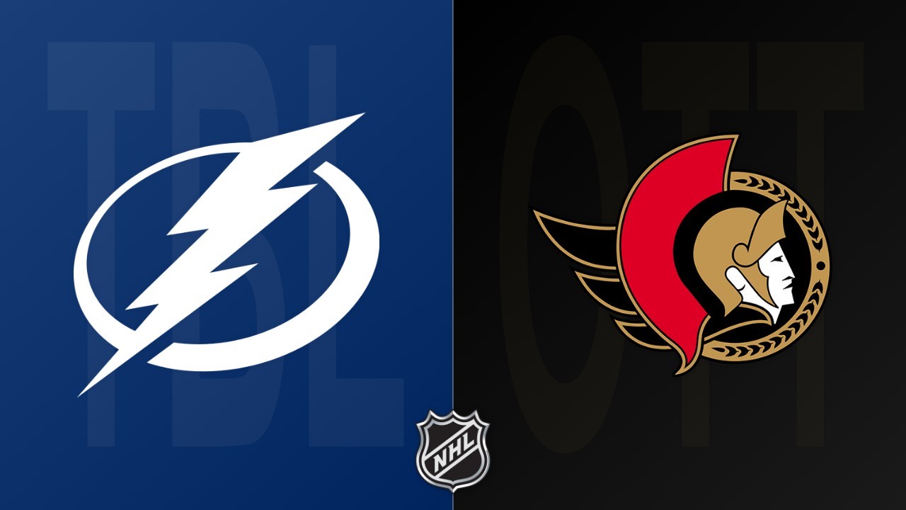 Ottawa Senators vs Tampa Bay Lightning poster