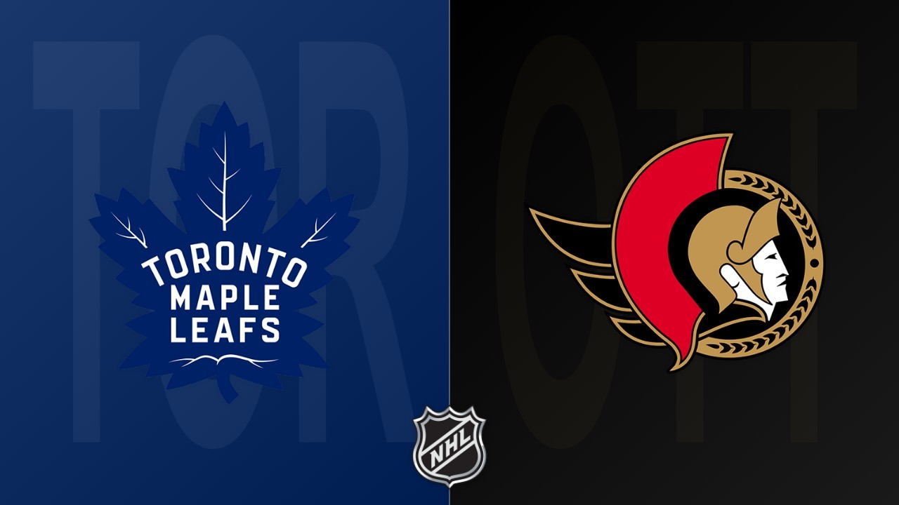 Ottawa Senators vs Toronto Maple Leafs poster