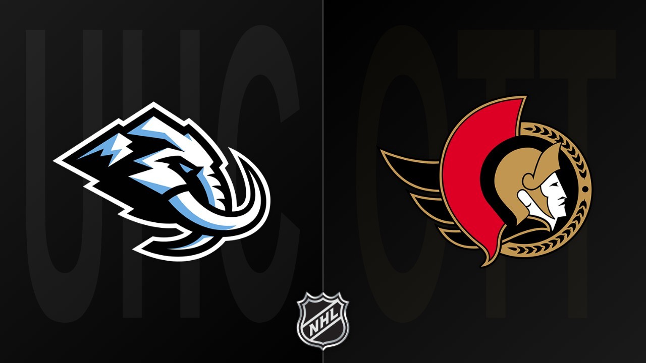 Ottawa Senators vs Utah Mammoth poster
