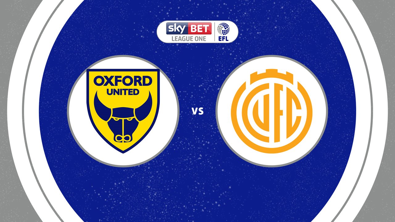 Oxford United vs Cambridge United poster