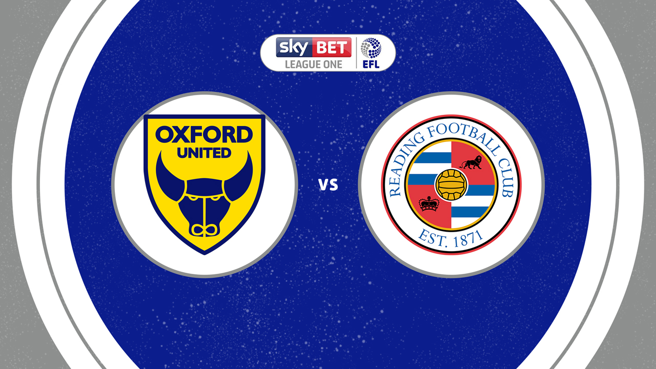 Oxford United vs Reading poster