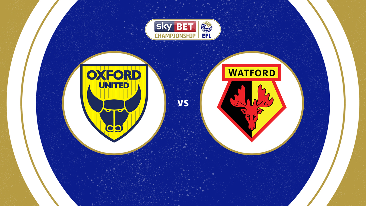 Oxford United vs Watford poster