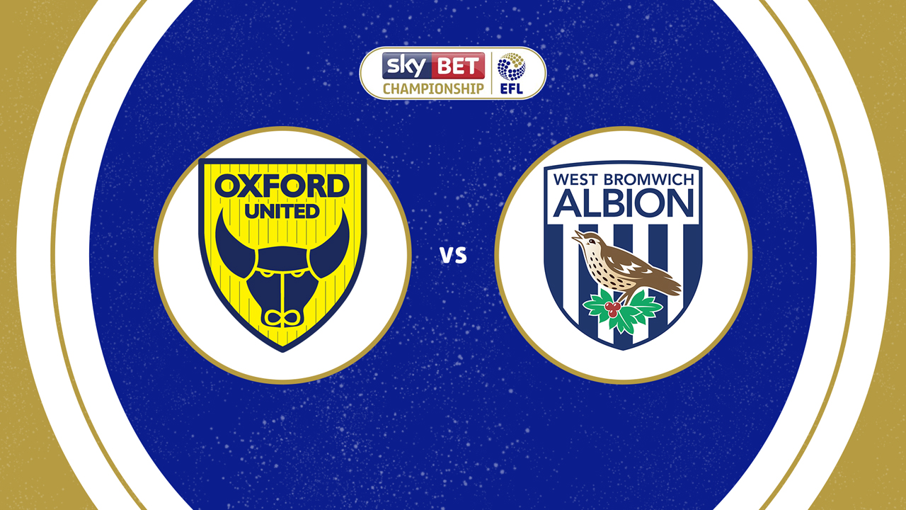 Oxford United vs West Bromwich Albion poster