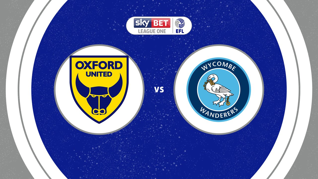 Oxford United vs Wycombe Wanderers poster