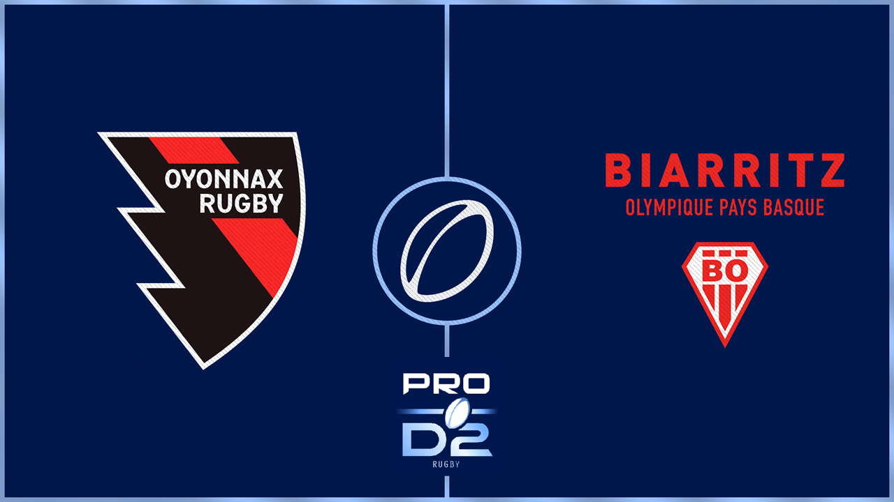 Oyonnax Rugby vs Biarritz Olympique poster