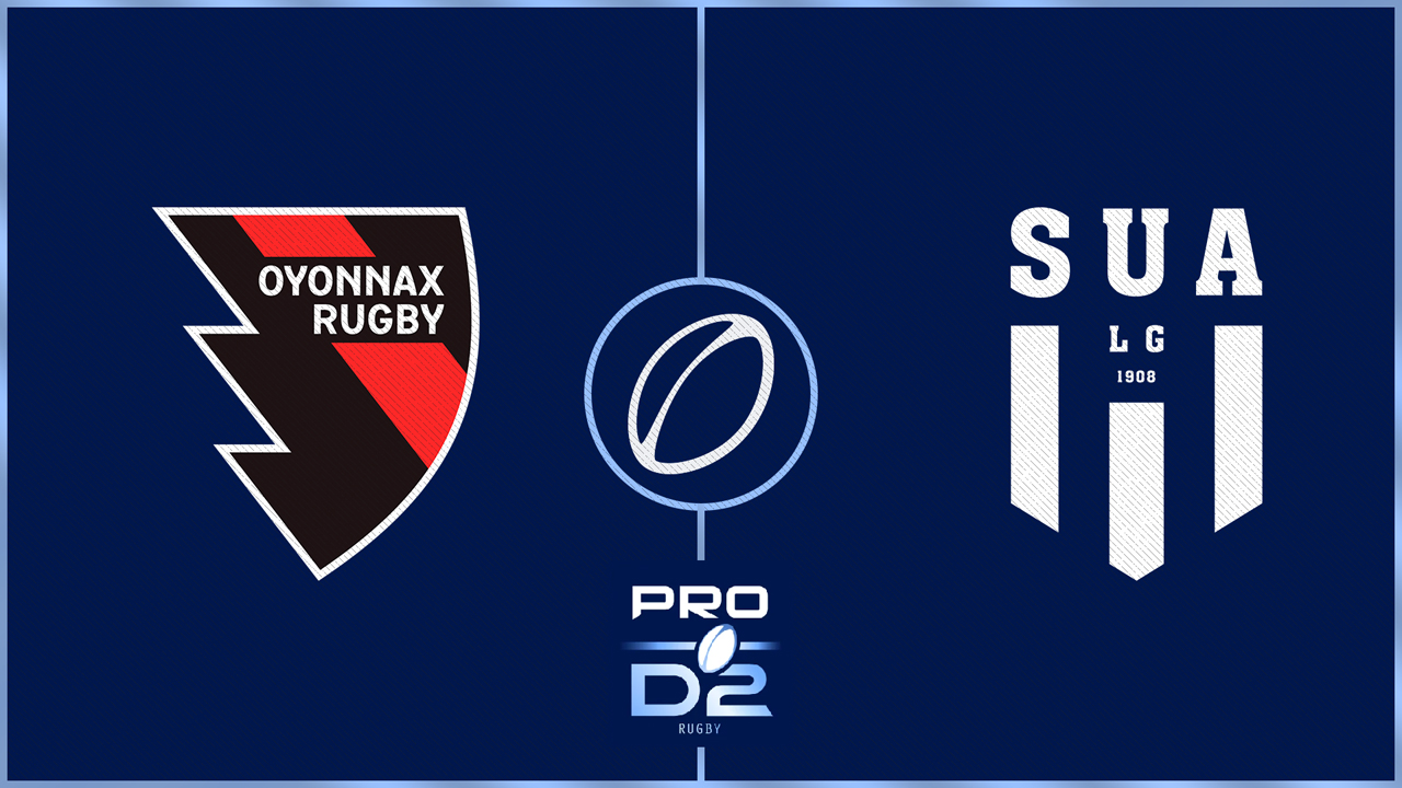 Oyonnax Rugby vs SU Agen Lot-et-Garonne poster