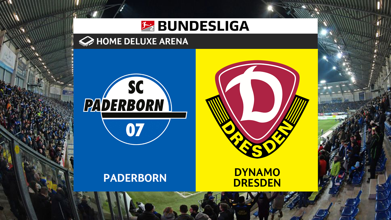 Paderborn vs Dynamo Dresden poster