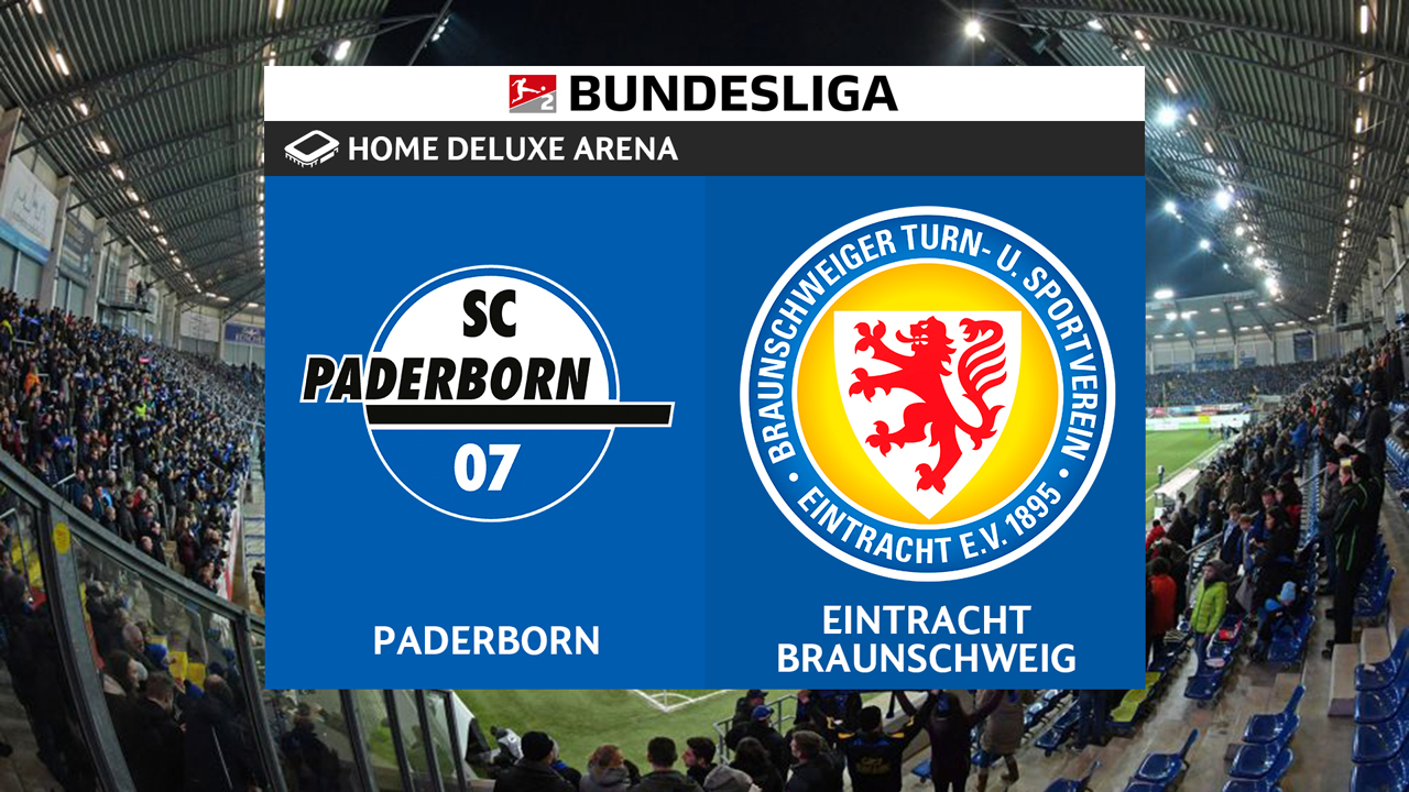 Paderborn vs Eintracht Braunschweig poster