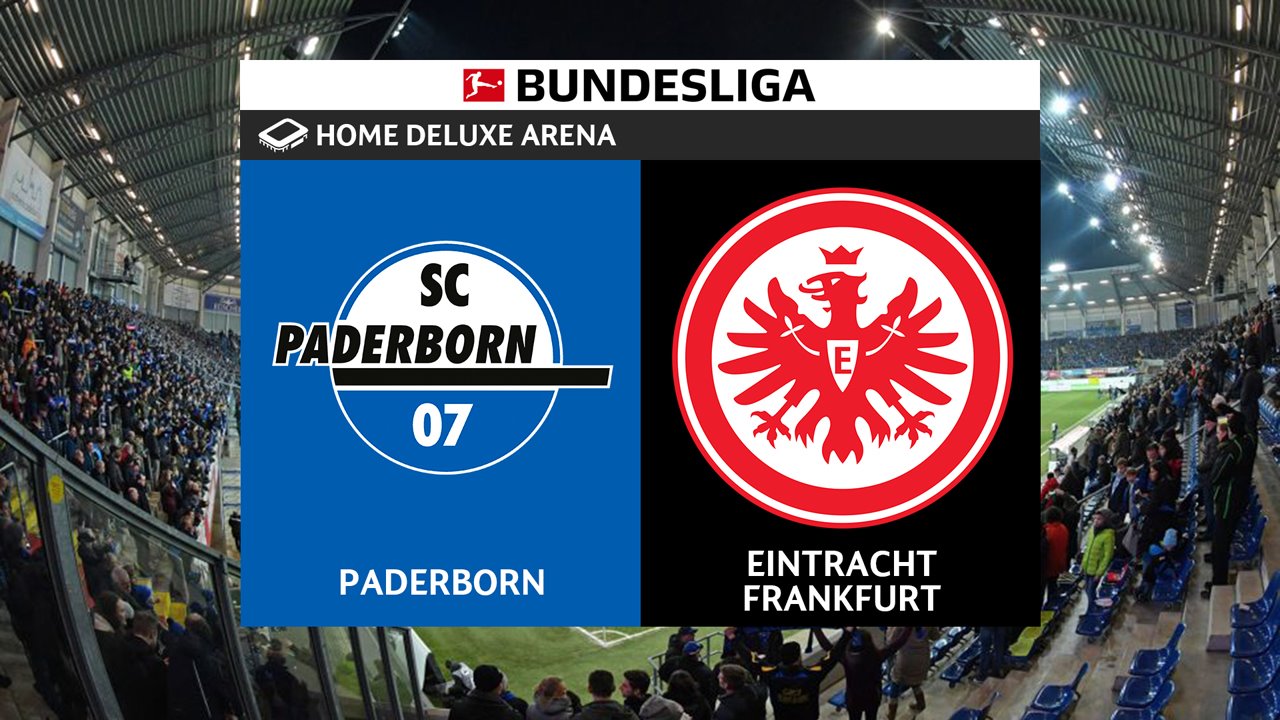 Paderborn vs Eintracht Frankfurt poster