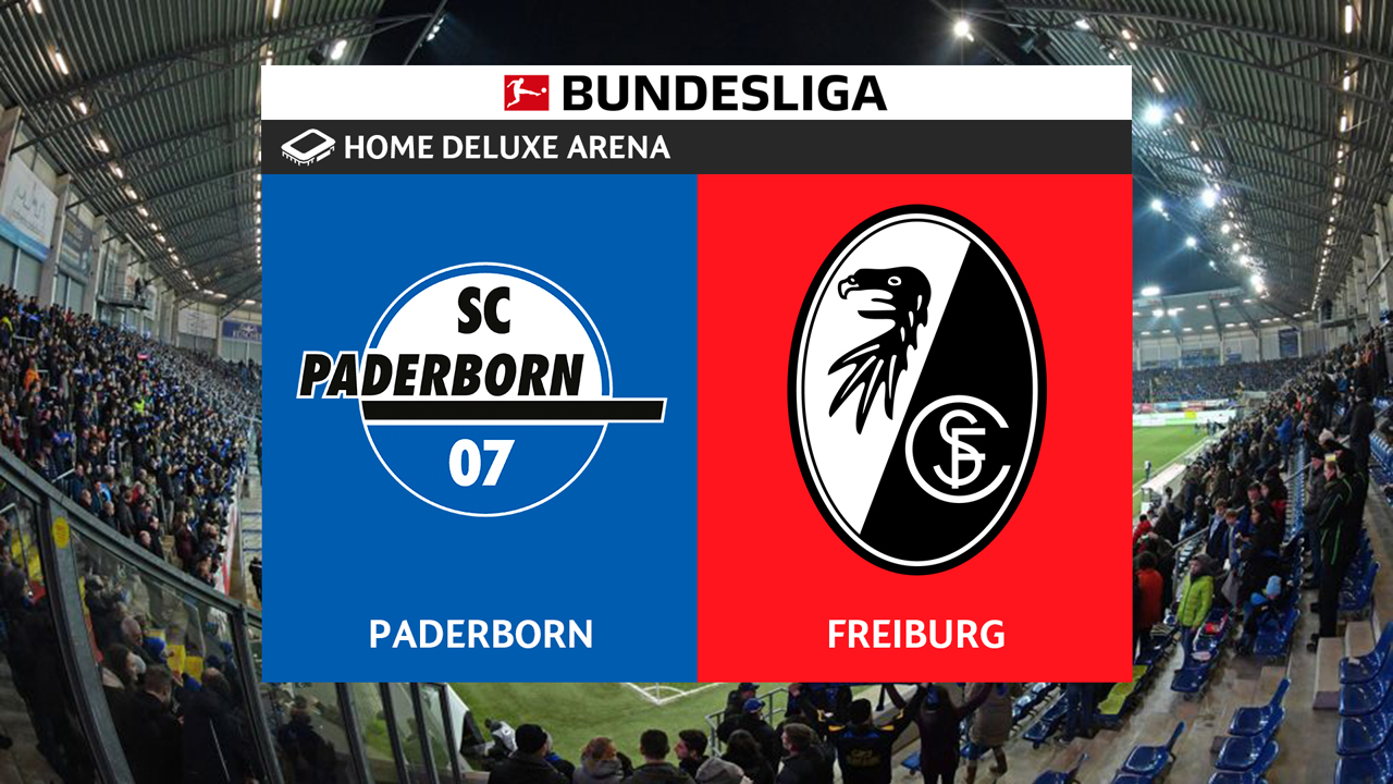 Paderborn vs Freiburg poster