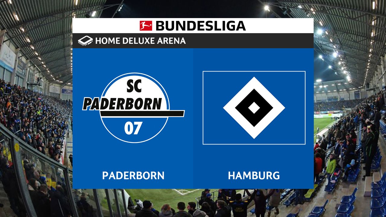 Paderborn vs Hamburg poster