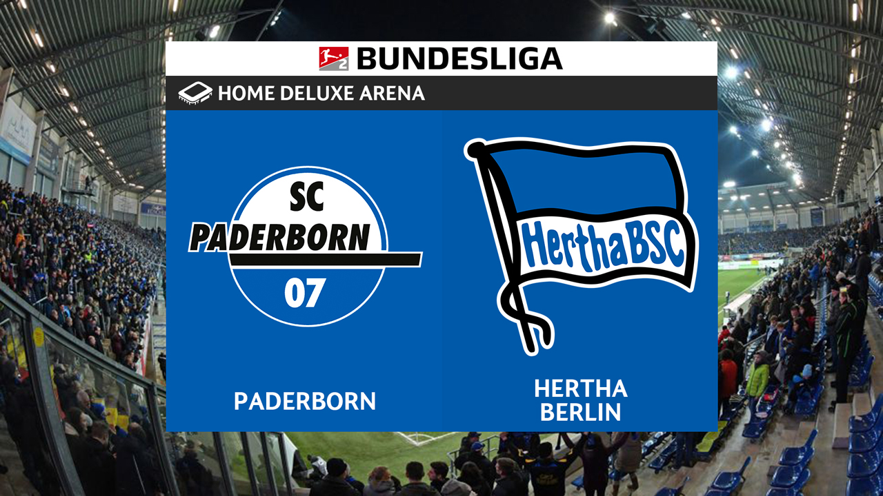 Paderborn vs Hertha poster