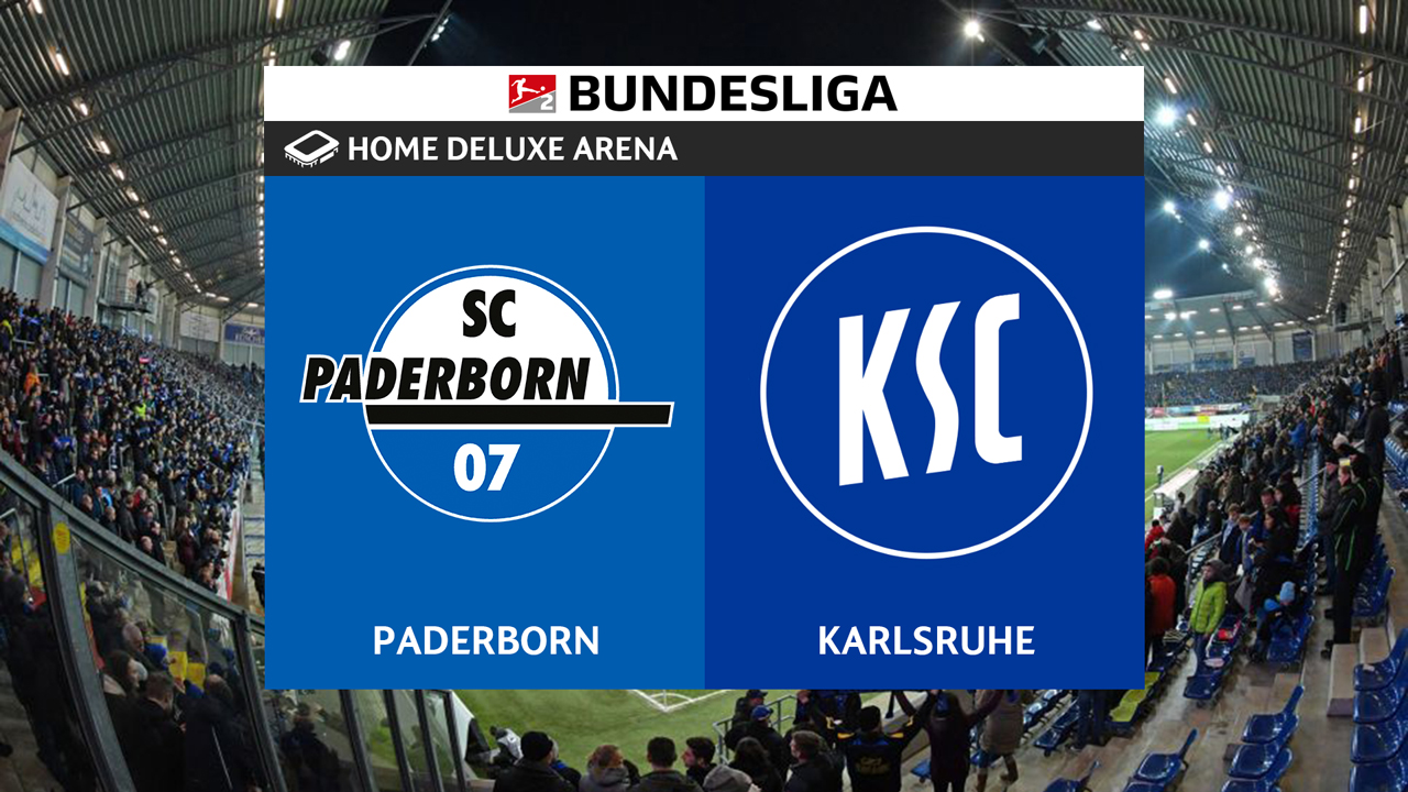 Paderborn vs Karlsruhe poster