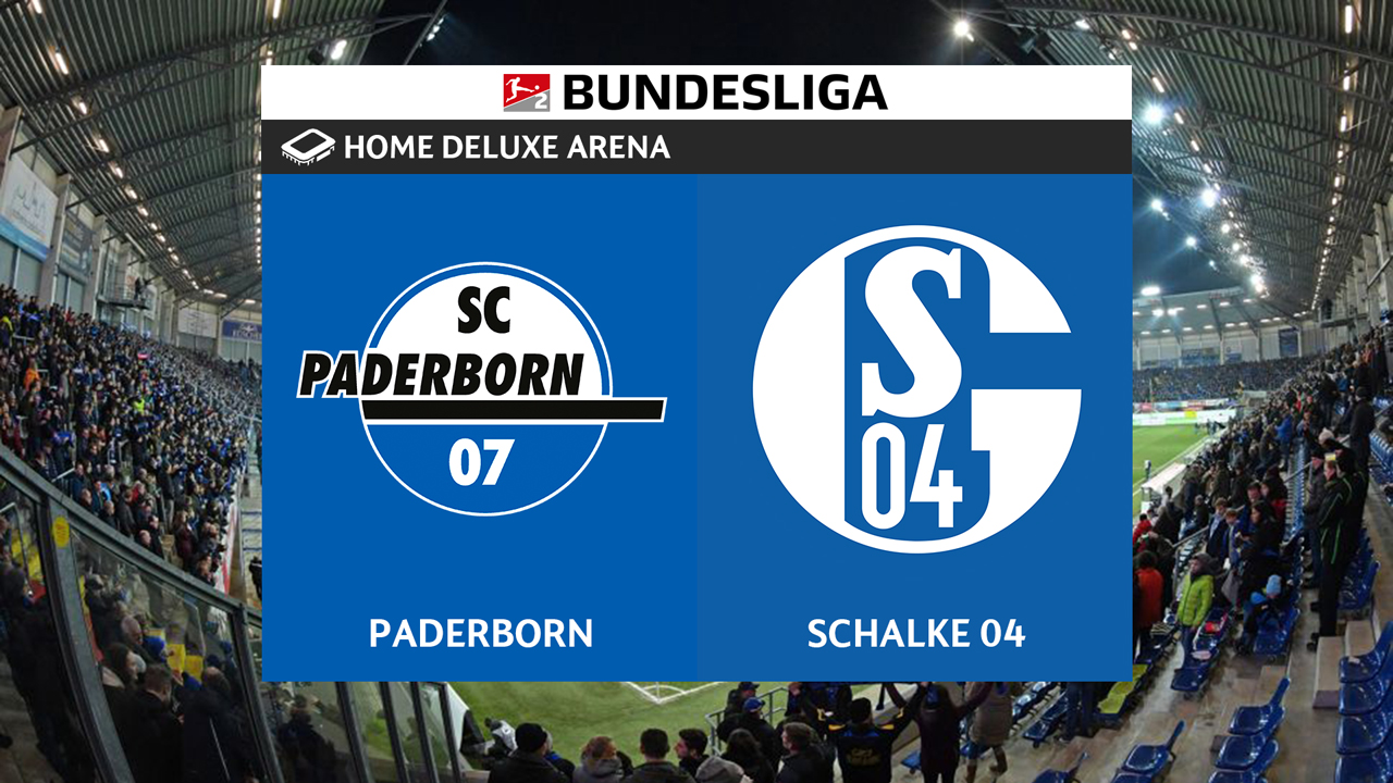 Paderborn vs Schalke 04 poster