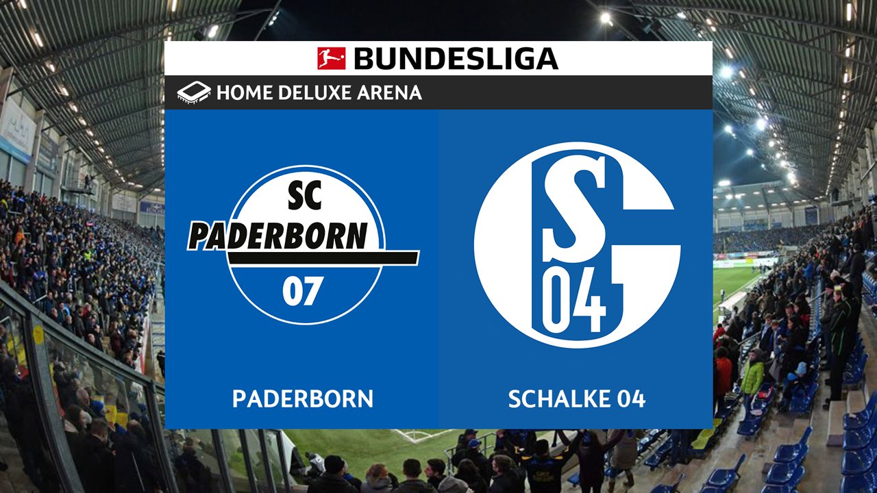 Paderborn vs Schalke 04 poster