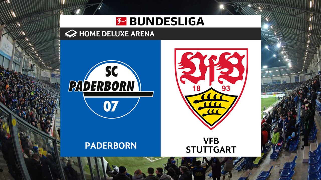 Paderborn vs Stuttgart poster
