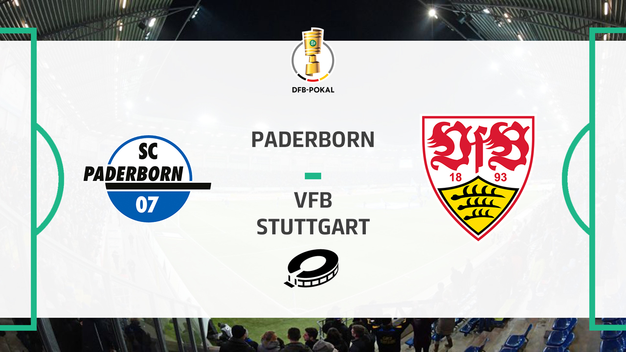 Paderborn vs Stuttgart poster