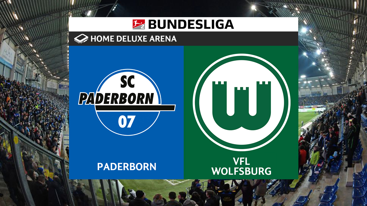 Paderborn vs Wolfsburg poster