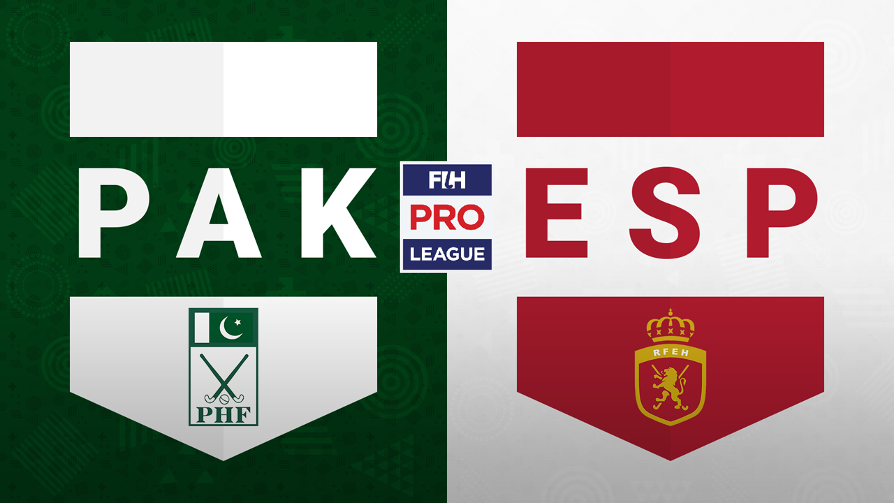 Pakistan Hockey vs Spain Hockey poster