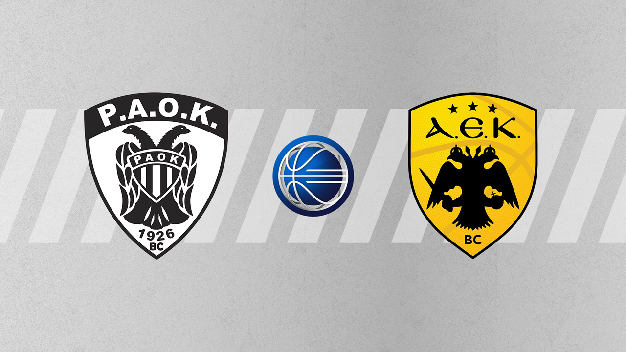 PAOK BC vs AEK BC poster