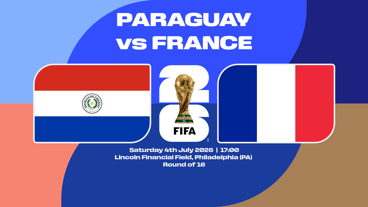 Paraguay vs France poster