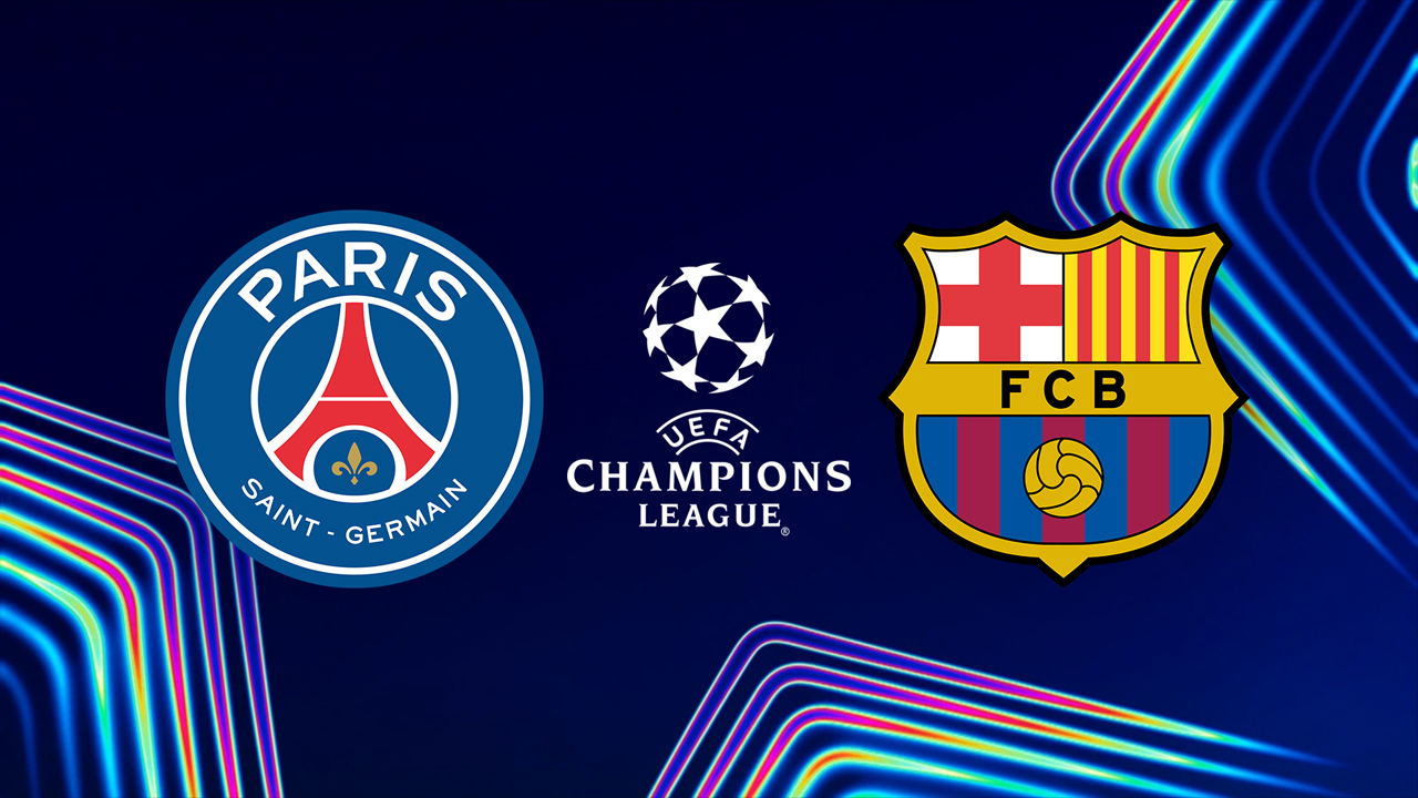 Paris Saint-Germain vs Barcelona poster