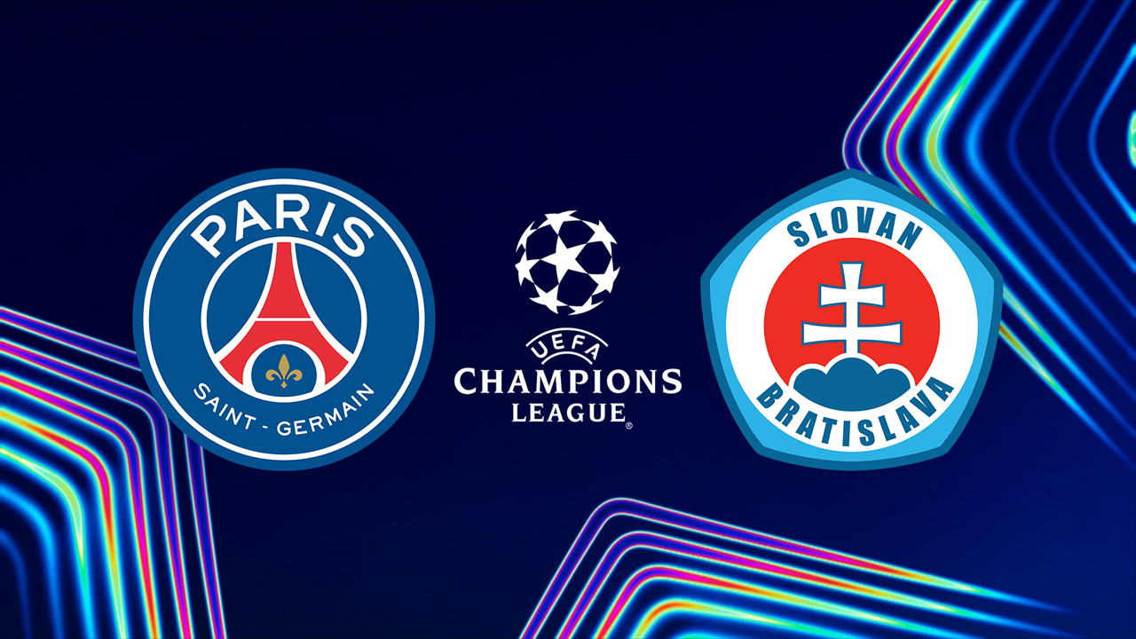 Paris Saint-Germain vs Slovan Bratislava poster
