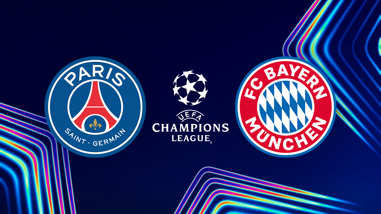 Paris SG vs Bayern Munich poster