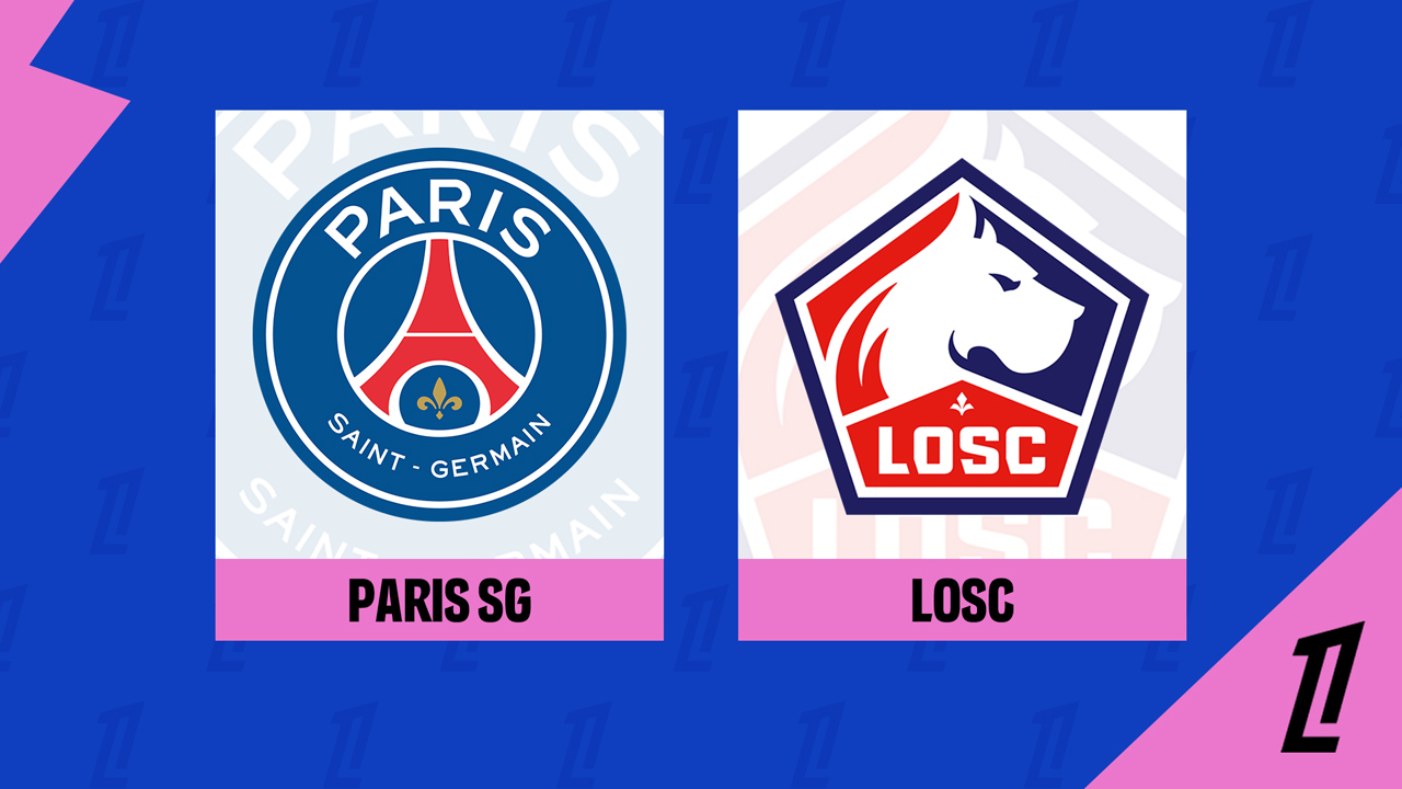Paris SG vs Lille poster