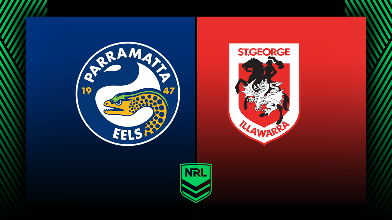 Parramatta Eels vs St. George Illawara Dragons poster