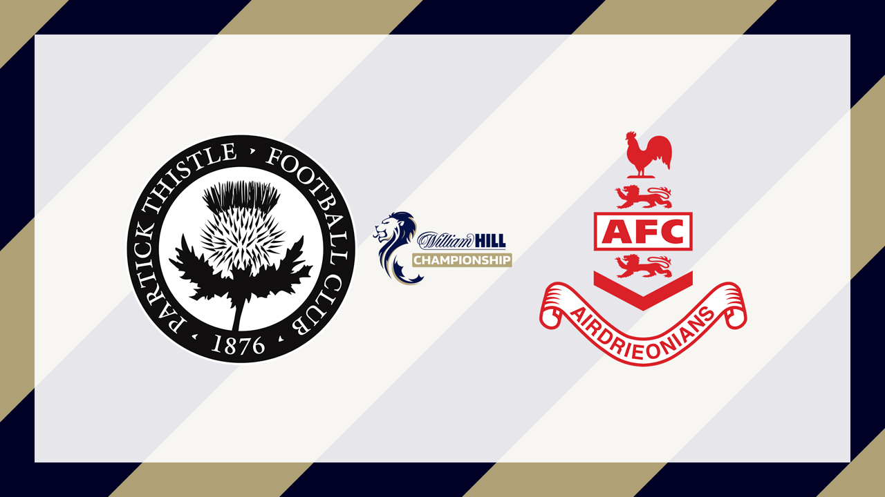 Partick Thistle vs Airdrieonians poster
