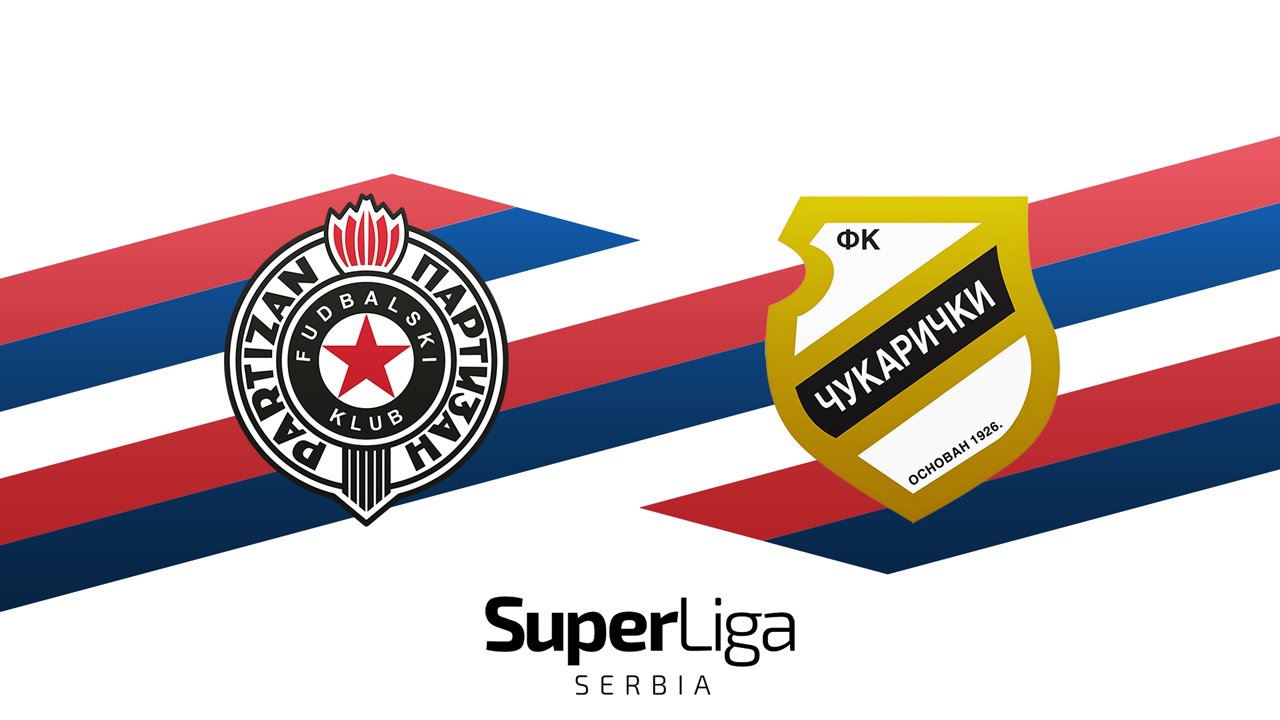 Partizan Belgrade vs Čukarički poster