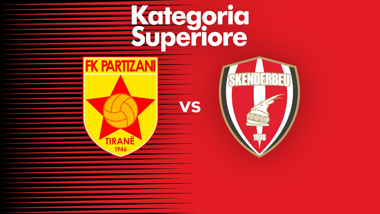 Partizani Tirana vs Skënderbeu Korçë poster