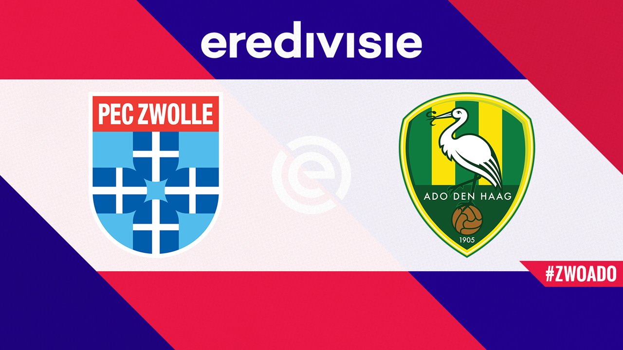 PEC Zwolle vs ADO Den Haag poster