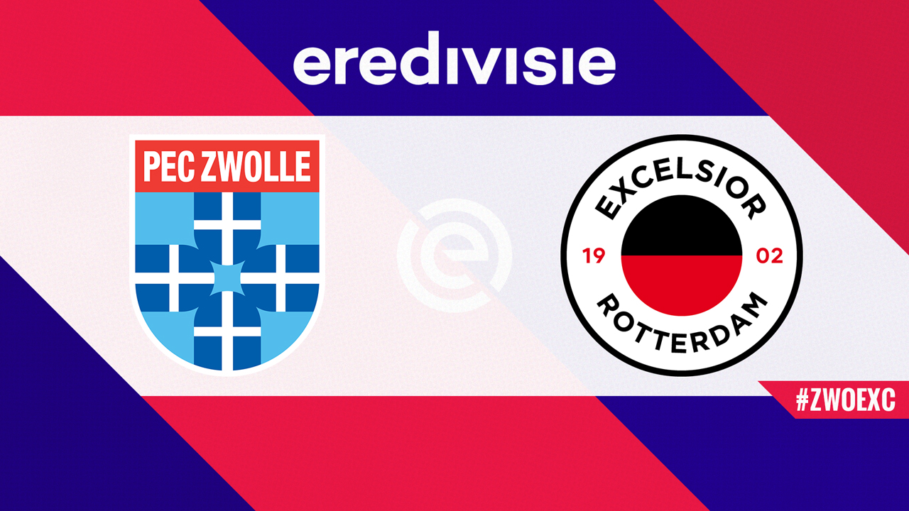 PEC Zwolle vs Excelsior poster