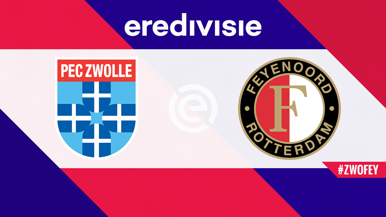 PEC Zwolle vs Feyenoord poster