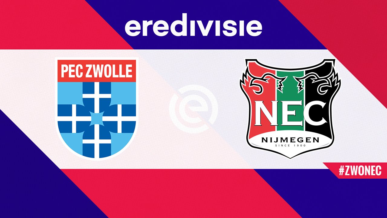 PEC Zwolle vs NEC Nijmegen poster
